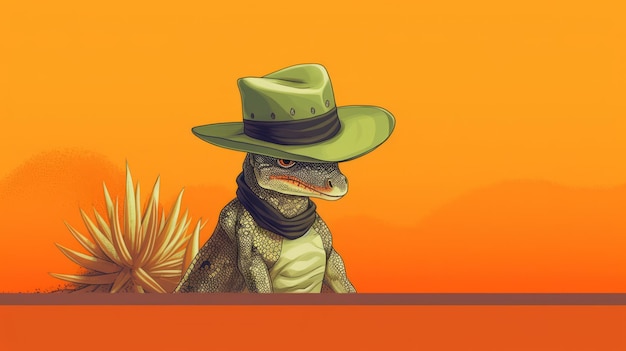 Cowboy lizard