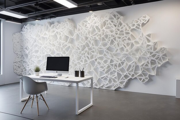 CoWorking Innovation Design Interactive 3DPrinted Wall Art (interactieve 3D-gedrukte muurkunst)