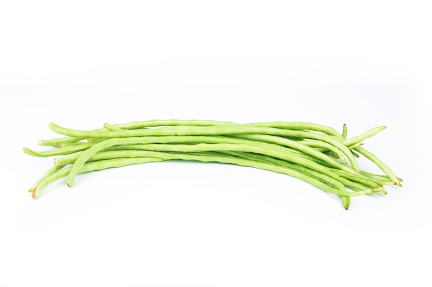 Cowpea on a white