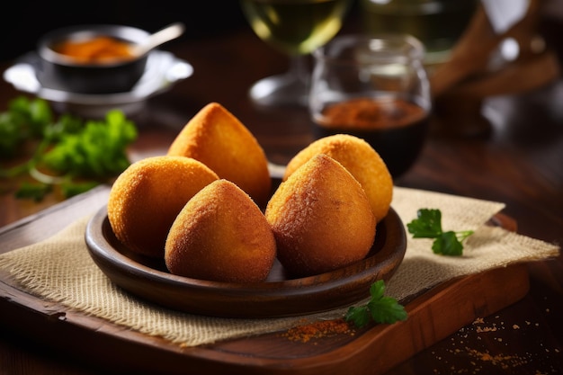 Coxinha snack fried Generate Ai