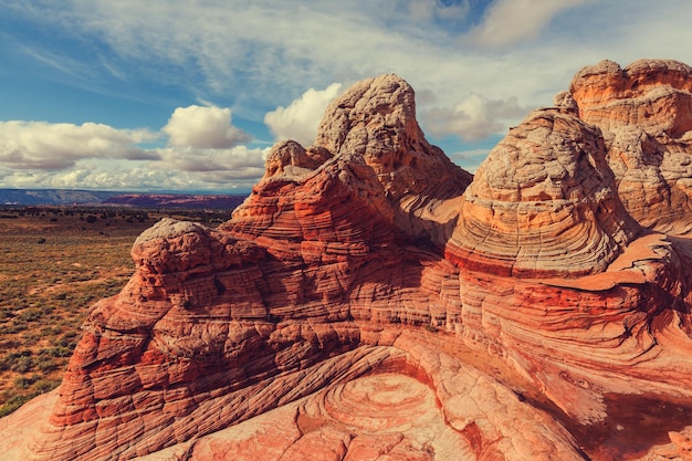 Coyote Buttes van het Vermillion Cliffs Wilderness Area, Utah en Arizona