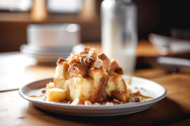 Cozy Bread Pudding Warm Tones of a Classic Treat