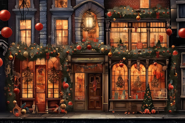 A cozy Christmas shop full of all sorts of gifts