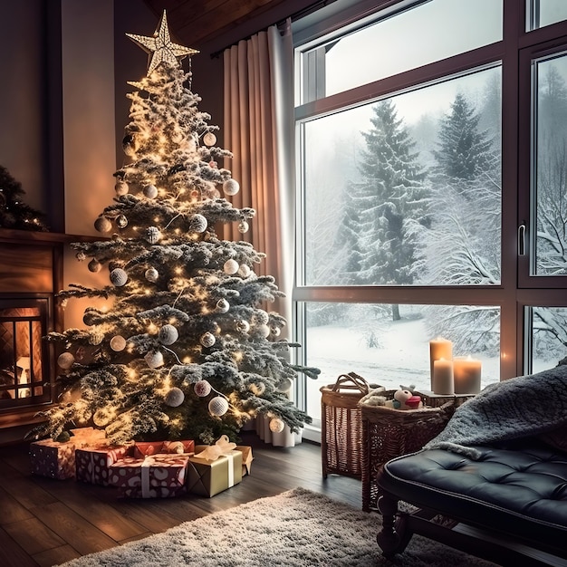 A Cozy Christmas Tree