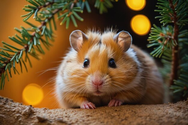 Cozy Hamster in Holiday Hideout