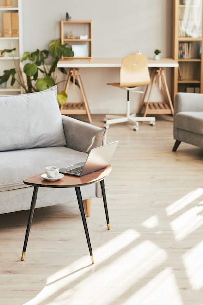 Cozy Home Interior in Sunlight