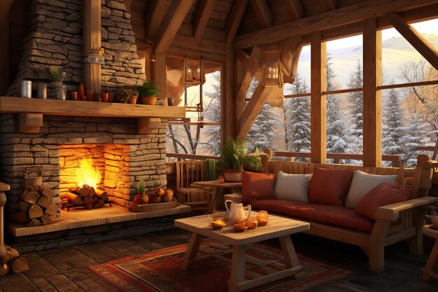 cozy living room interior design