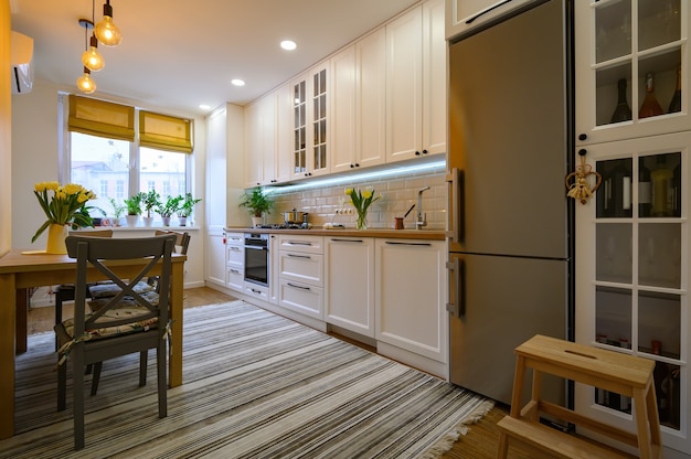 cozy modern kitchen interior