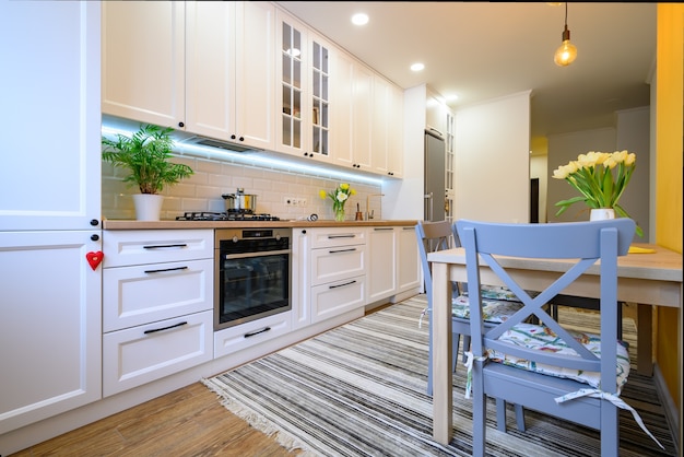 cozy modern kitchen interior