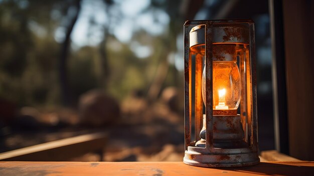 Cozy oil lamp