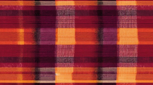 Cozy plaid fabric pattern