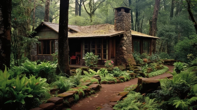 Cozy private cottage building