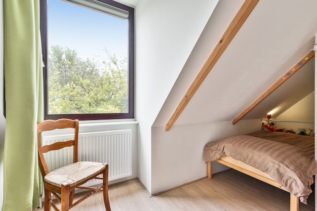 A cozy and spacious room in a luxury house