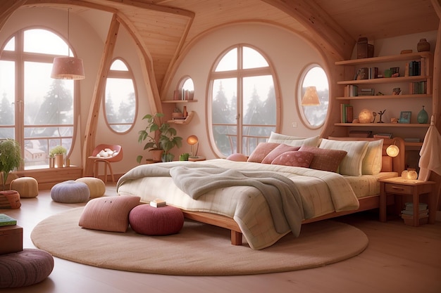 Cozy spacious room