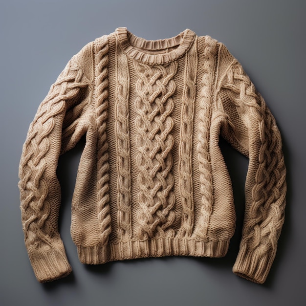 Photo cozy sweater isolated