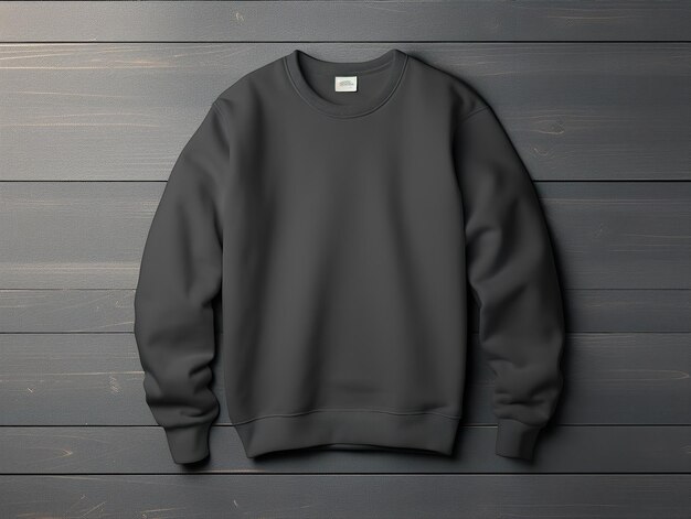 Photo cozy sweatshirt mockup for casual and sportswear ai generated