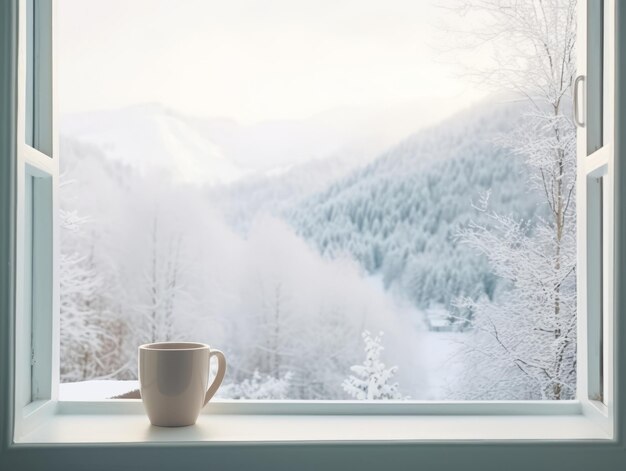 Foto accogliente composizione invernale