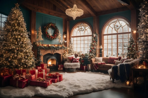 Cozy Winter Wonderland Christmas Wallpaper