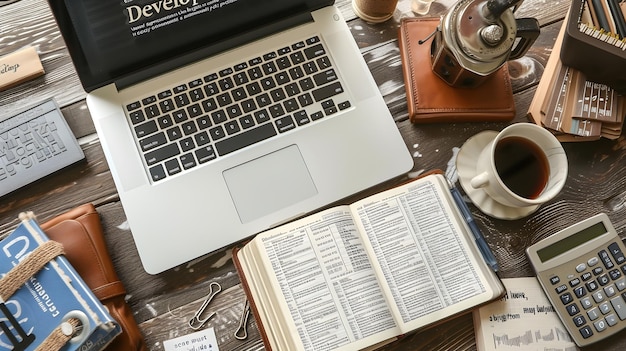 写真 cozy workspace for productive mornings and spiritual reflection