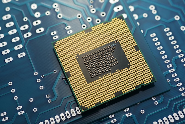 在印刷电路板pcb图cpu