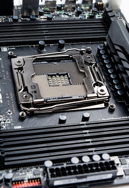 CPU socket on the motherboard