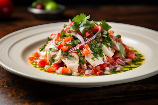 Foto crab ceviche