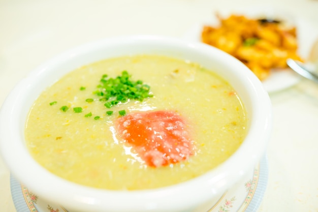 Crab congee