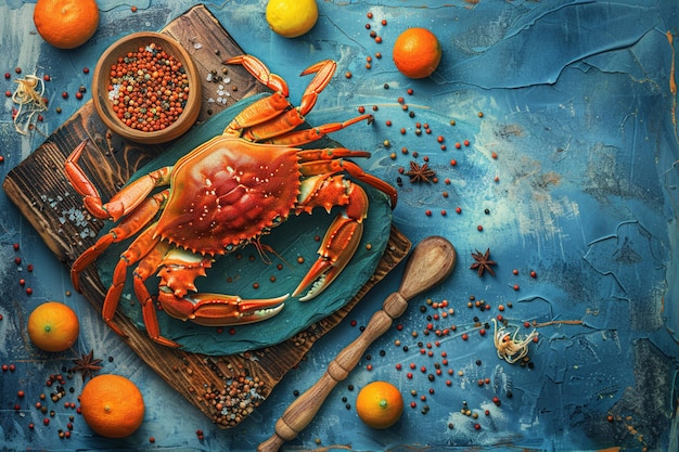 Photo crab dishes elegance sophisticated seafood delicacies