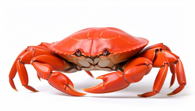 Photo crab elevation side view isolated