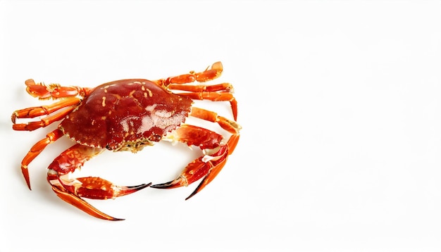 crab isolated on white background