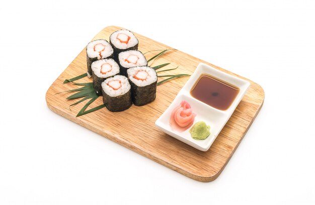  Crab stick maki sushi- japanese food style