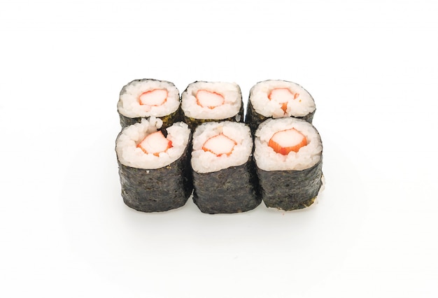  Crab stick maki sushi- japanese food style