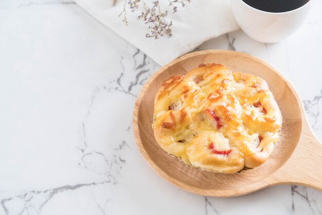 crab stick with bread