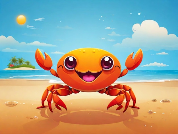 Photo crab vector