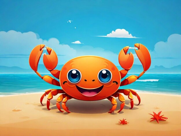 Photo crab vector