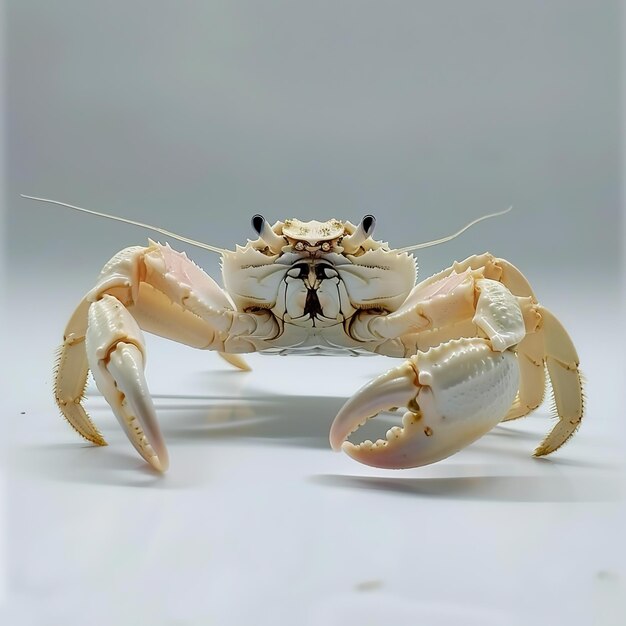 Photo a crab in white background job id 19162b61fab34005a1ec7575b0261111