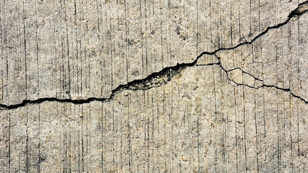 Crack betonnen weg textuur