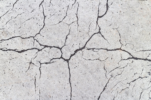 Photo crack ground concrete texture