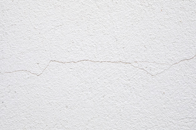 Crack in a white wall 