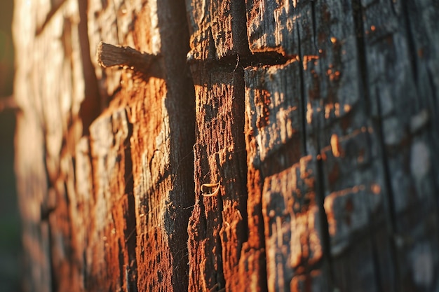 Photo cracked bark of a tree