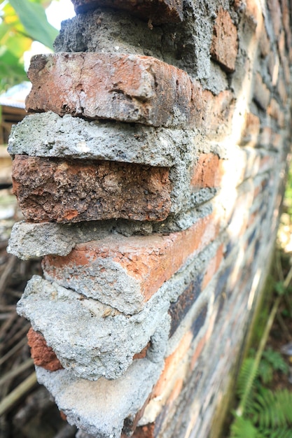 Cracked Brick Foundation house settling causing bricks crack