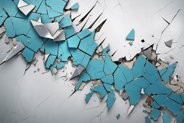 Cracked and broken background texture stock illustration
