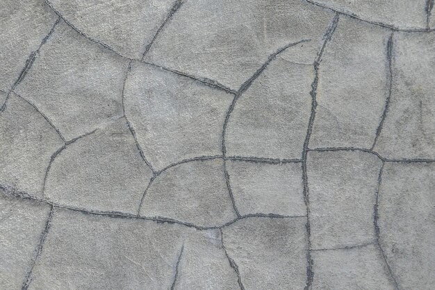 Photo cracked concrete wall in white