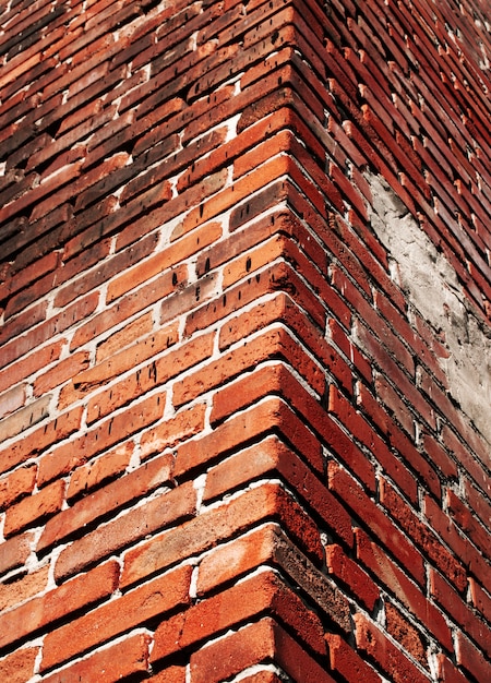 Cracked and dangerous brickwall