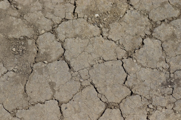 ひびの入った乾燥地盤乾燥土壌の背景