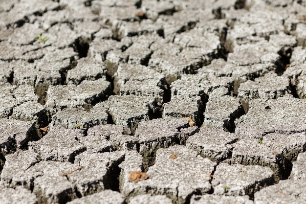 Cracked earth after drought background