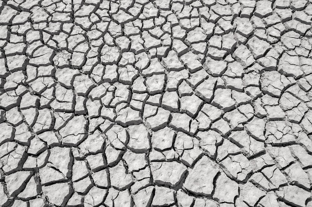 Cracked earth ground background