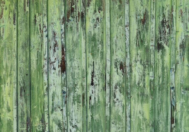 cracked green paint