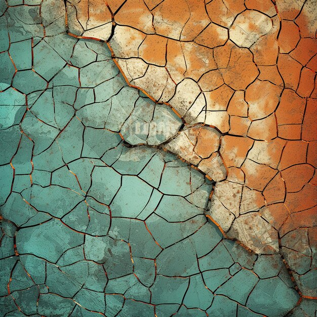 Cracked Grunge Aesthetics Abstract Background