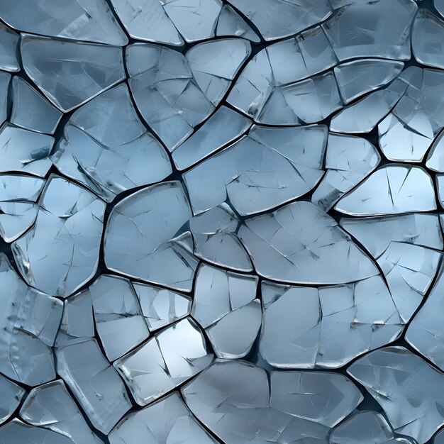 Photo cracked ice texture